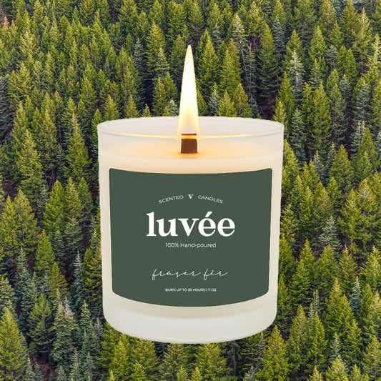 Fraser Fir Wooden Wick Candle